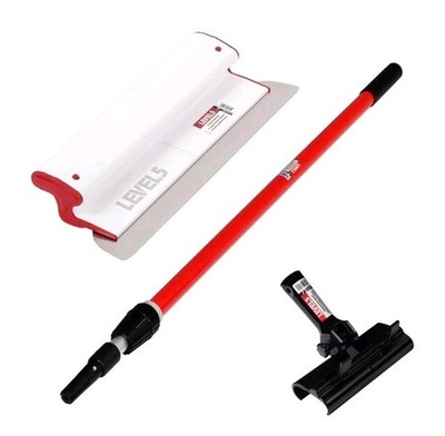 LEVEL5 16'' Composite Skimming Blade w/ 49''-87'' Ext. Handle + Adapter | 5-430C