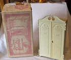 Vintage 1960s Barbie Armoire Wardrobe Closet by Susy Goose w/box