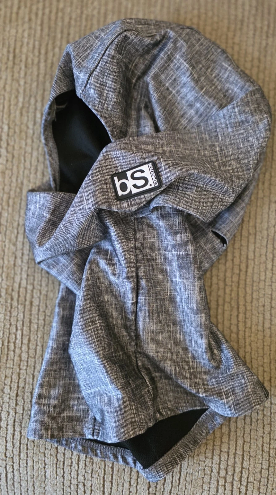 Blackstrap Expedetion Lined Dual Balacava Gray Tweed Modified See Pic Comments