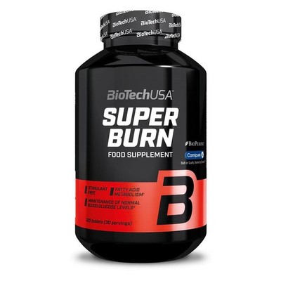 (162 EUR/kg) Biotech USA Super Burn 120 Tabletten Diät Fettabbau Gewicht