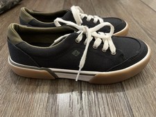 Sperry Top-Sider Boys' Shoes Size 2M Black Memory Foam Washable