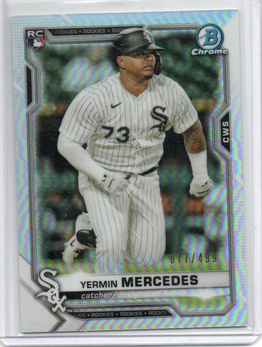 2021 Bowman Chrome #88 Yermin Mercedes Refractor 77/499 Rookie