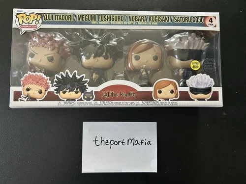 New ListingFunko Pop! Vinyl Jujutsu Kaisen 4 Pack Yuji Megumi Kugisaki and Gojo