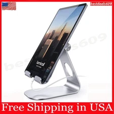 Tablet Stand, Adjustable Tablet Holder - Desktop Stand Dock Holder