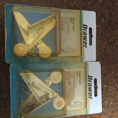 drawer tracks rollers set of 2