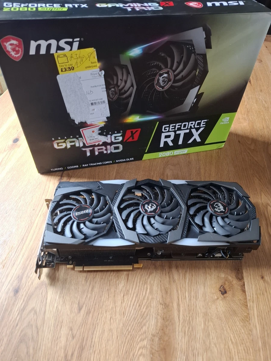 Carte Graphique MSI GeForce RTX 2080 Gaming X Trio - Reconditionnée
