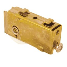 Sliding Patio Door Roller 1-1/4" Nylon Wheel Concave 5/8" Wide Plain Back