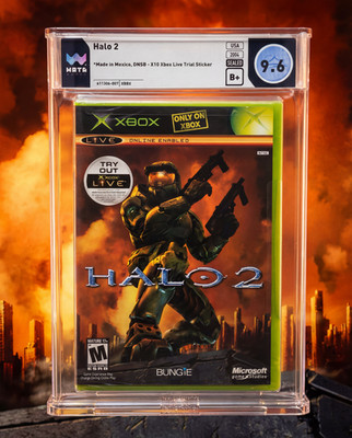 Halo 2   WATA 9.6 B+   DNSB 1st Print   Xbox   Not VGA/CGC