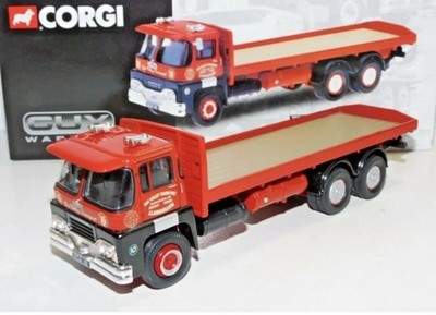 CORGI GUY WARRIOR PLATFORM LORRY DEE VALLEY TRANSPORT 1/50 29001 NEU