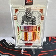 Panini 2022 National Treasures Derrick Johnson Holo Gold /10 MEM HEI-DJO Chiefs