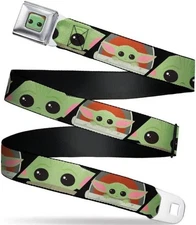 Star Wars Buckle Down Seatbelt Belt The Child Grogu Baby Yoda Chibi