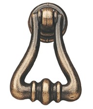 HAFELE ARGENTON ANTIQUE STYLE BRASS DROP HANDLE FURNITURE DOOR KNOBS INC SCREW