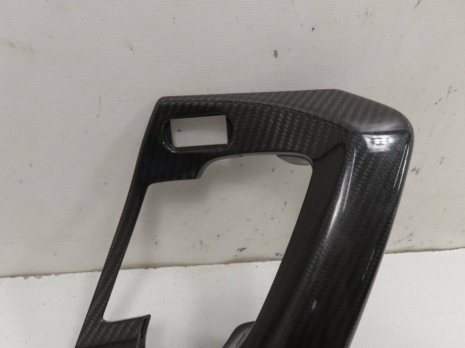 06 Lamborghini Gallardo Grab Handle Door Interior Carbon Fiber Left OEM 40086717