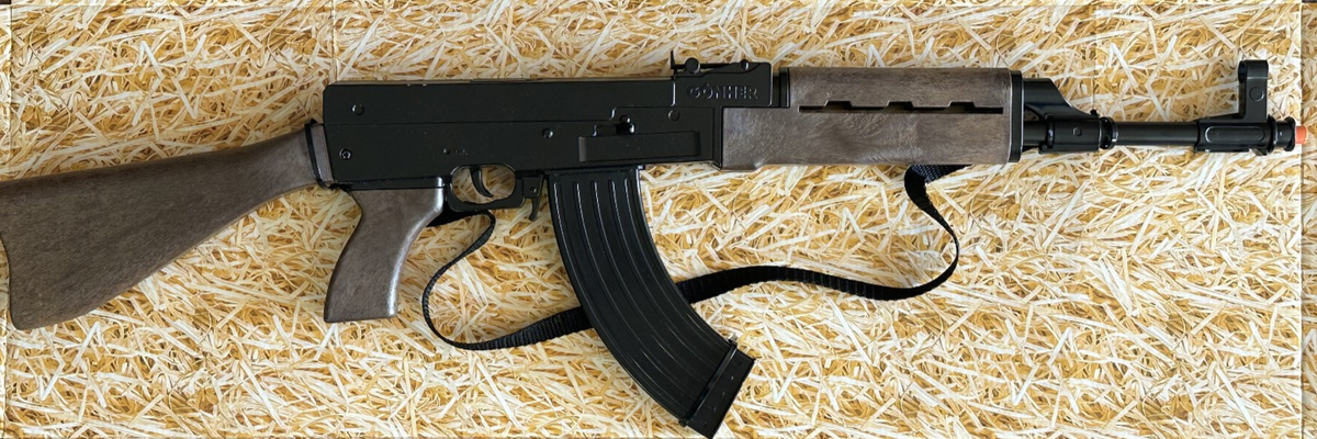 トイガン AK-47 TOY Cap Gun AK-47 Russian Assault Rifle Kalashnikov AR Metal