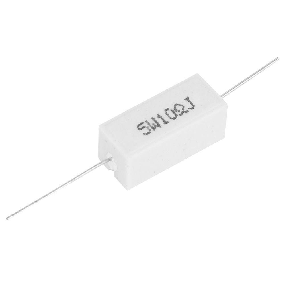 10Pcs 5W Cement Resistor Shockproof Heat Dissipation For Electronic Components