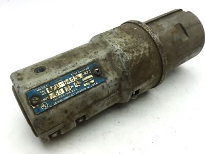 Arktite APJ-6485-M72 Haz Loc Male Plug, 60A 250 VDC 600 VAC 3-Wire 4-Pole