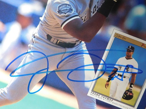 Frank Thomas Salón de la Fama Autografiado Firmado Completo Beckett Revista Medias Blancas de Chicago - Imagen 3 de 5