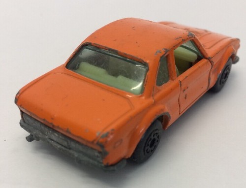 RARE VINTAGE MATCHBOX NO 45 BMW 3.0 CSL 1976 70s LINE RED BLACKWALL HOT 1 76 - Picture 8 of 12