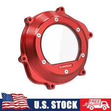 For Honda TRX450R TRX450ER Engine Clutch Cover With Gasket #11351-HP1-670 Red