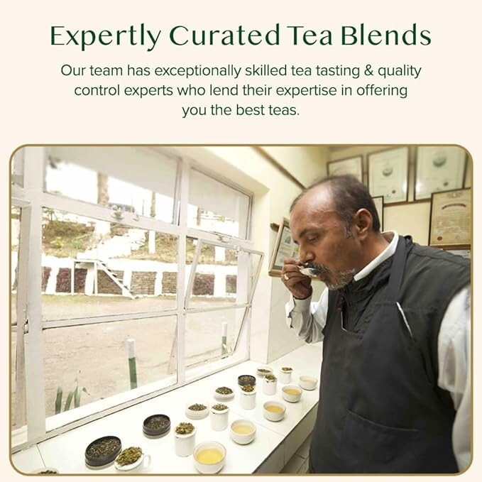 VAHDAM, Vanilla Spiced Chai Tea 8 Tea Bags Spiced Masala Chai Tea