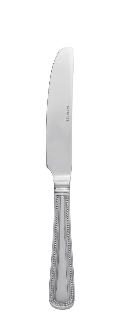 Stainless Steel Bead Dessert Knife Dinner/Lunch Knives Cutlery Set Pack Of 12
