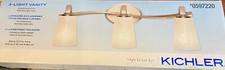 Kichler 3-Light Nickel Modern/Contemporary Vanity Light