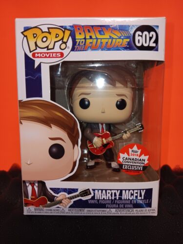 Funko Pop! Marty McFly w/ Guitar Canadian Conv. Excellent Cond. - Afbeelding 1 van 6