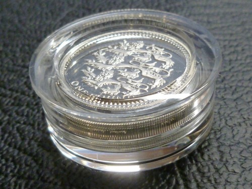 1994-1997 UK Sterling Silver Piedfort Proof 4-coin £1 set Royal Mint Boxed COA's - Picture 10 of 12