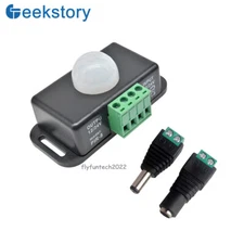 DC 12V-24V PIR Détecteur de mouvement infrarouge avec minuterie réglable