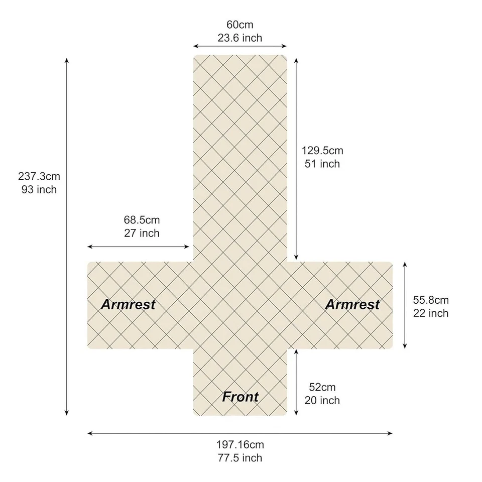 100% Waterproof Recliner Chair Cover Non Slip Recliner Covers for Recliner Chair - image 4 of 4