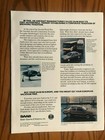 1988 Saab Foldout Sales Brochure - Full 900 & 9000 Models - Convertible/Turbo — photo 4