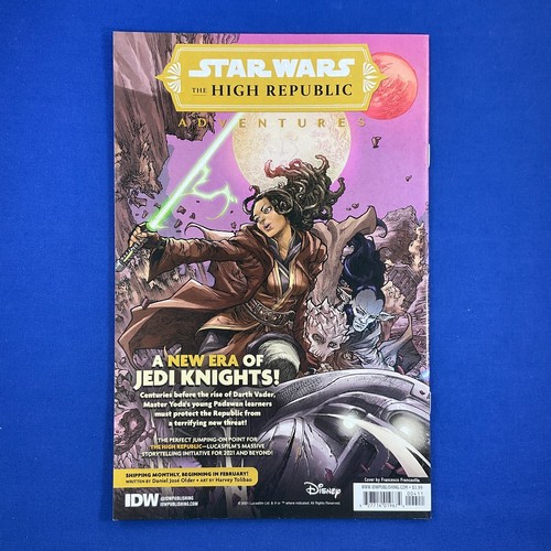Star Wars Adventures #4 IDW 2020 Comic Book Francesco Francavilla Cover Art - Picture 2 of 3