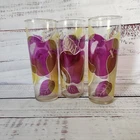 Vintage Federal Glass Apple Pear High Ball Ice Tea Mojito Tumbler Glasses