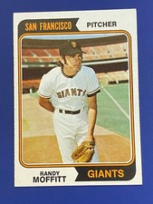 ⚾ 1974 Topps Baseball Base Card #156 Randy MOFFITT - EXMT or better ⚾