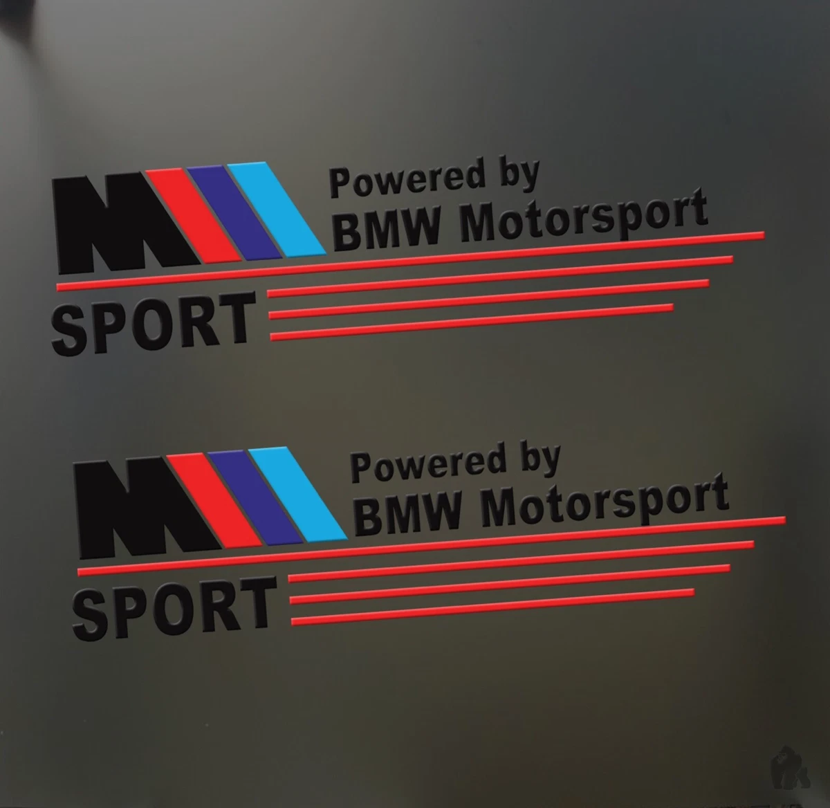 BMW MOTORSPORT sticker autocollant logo BMW MOTORSPORT.