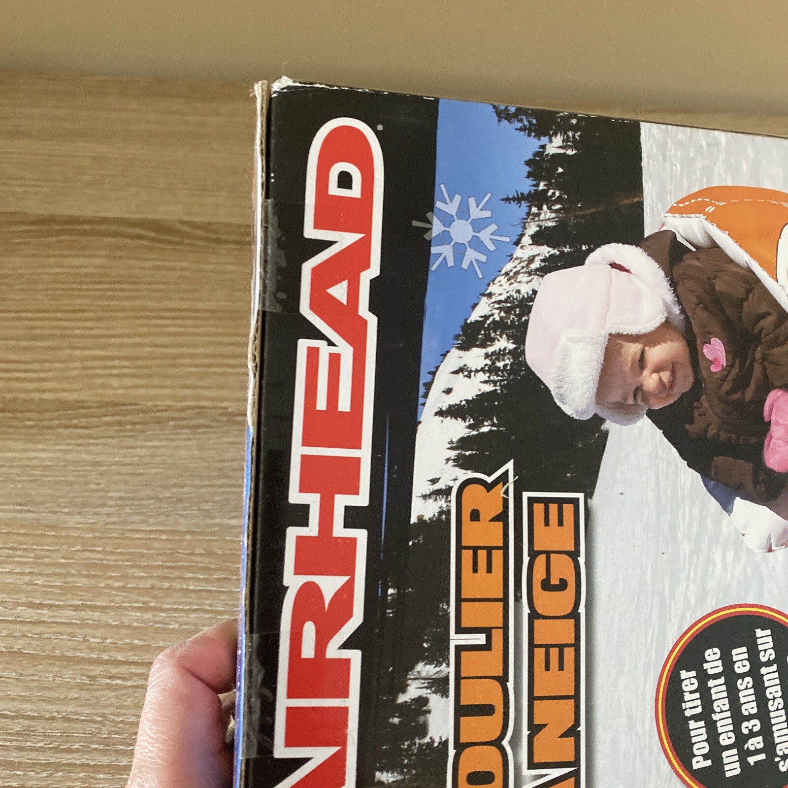 Airhead Snow Shoe Inflatable Infant Children Sled Heavy Duty PVC  New Kwik Tek