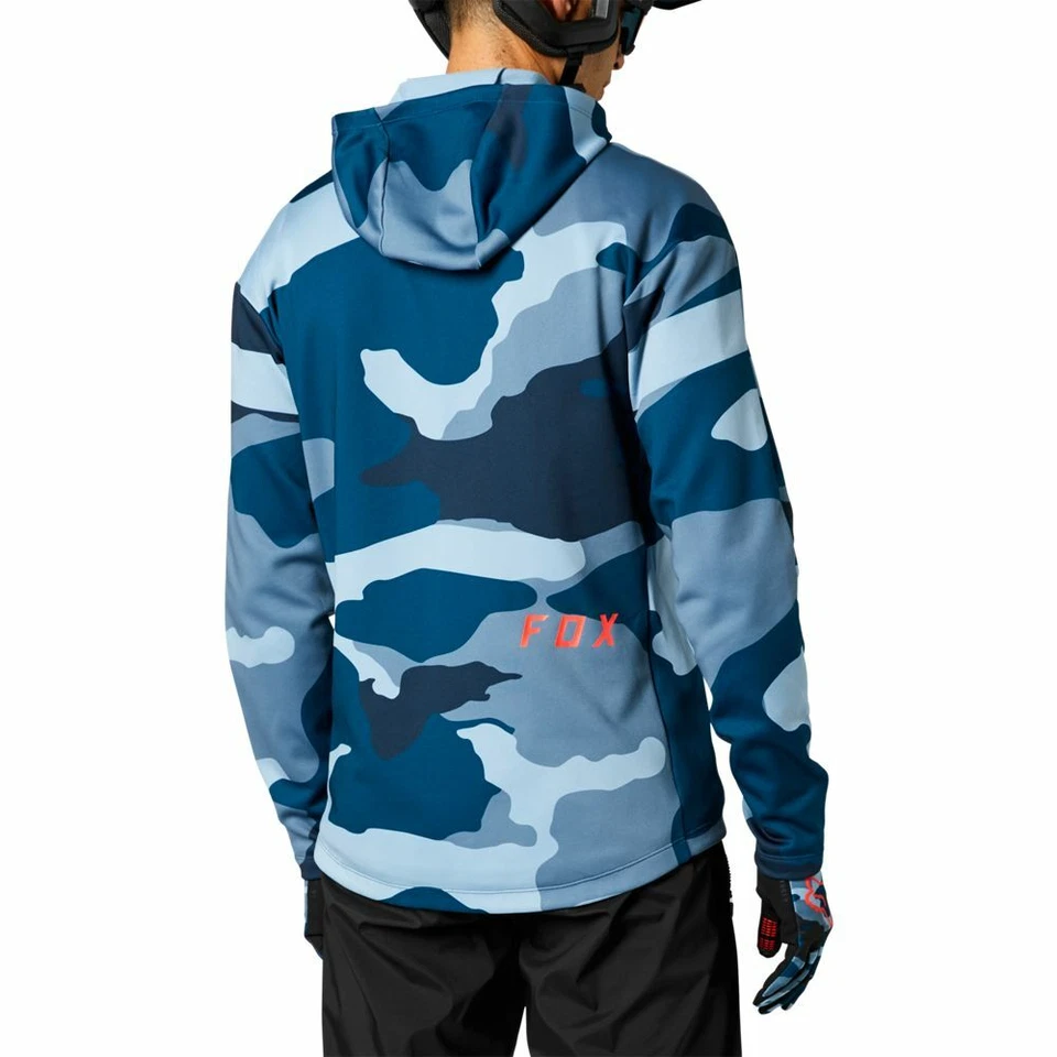 Chaqueta polar Fox Racing MTB Ranger Tech azul camuflaje Foto 4 de 4