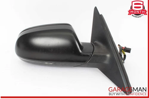 10-16 Audi A4 Front Right Passenger Side Door Rear View Mirror Black OEM