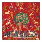 Medieval Animal Tree of Life detail Lady Unicorn Counted Cross Stitch Pattern