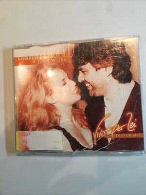Single CD Andrea Bocelli + Judy Weiss - Vivo per lei - Ich lebe für sie - 1995