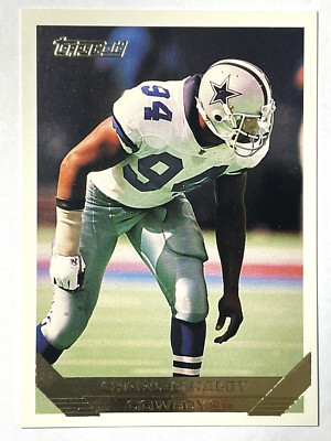 HOF'er CHARLES HALEY Dallas Cowboys 1993 Topps GOLD PARALLEL Football Card #156