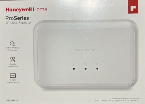HONEYWELL HOME RESIDEO WIRELESS REPEATER PROSERIES PROSIXRPTR NEW IN BOX - Picture 1 of 3