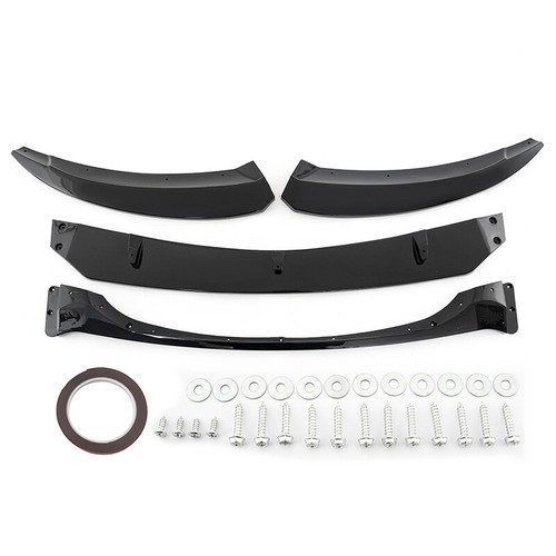 Parachoques delantero divisor brillo labial negro 2007-2013 para BMW Serie 1 E82 E88 M Sport - Imagen 13 de 16