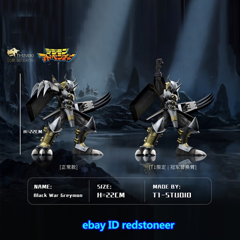 T1-Studio War Greymon Statue Digimon Figure Resin Model