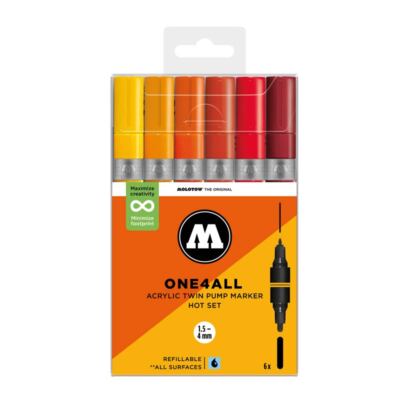 Molotow ONE4ALL Marker -  Acrylic Twin Hot Set Deko Home DIY Streetart Sketch