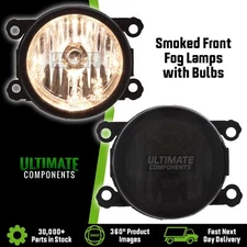 Ford Focus Mk2 Estate 2004-2012 Smoked Black Fog Lights Lamps Tinted Upgrade Set