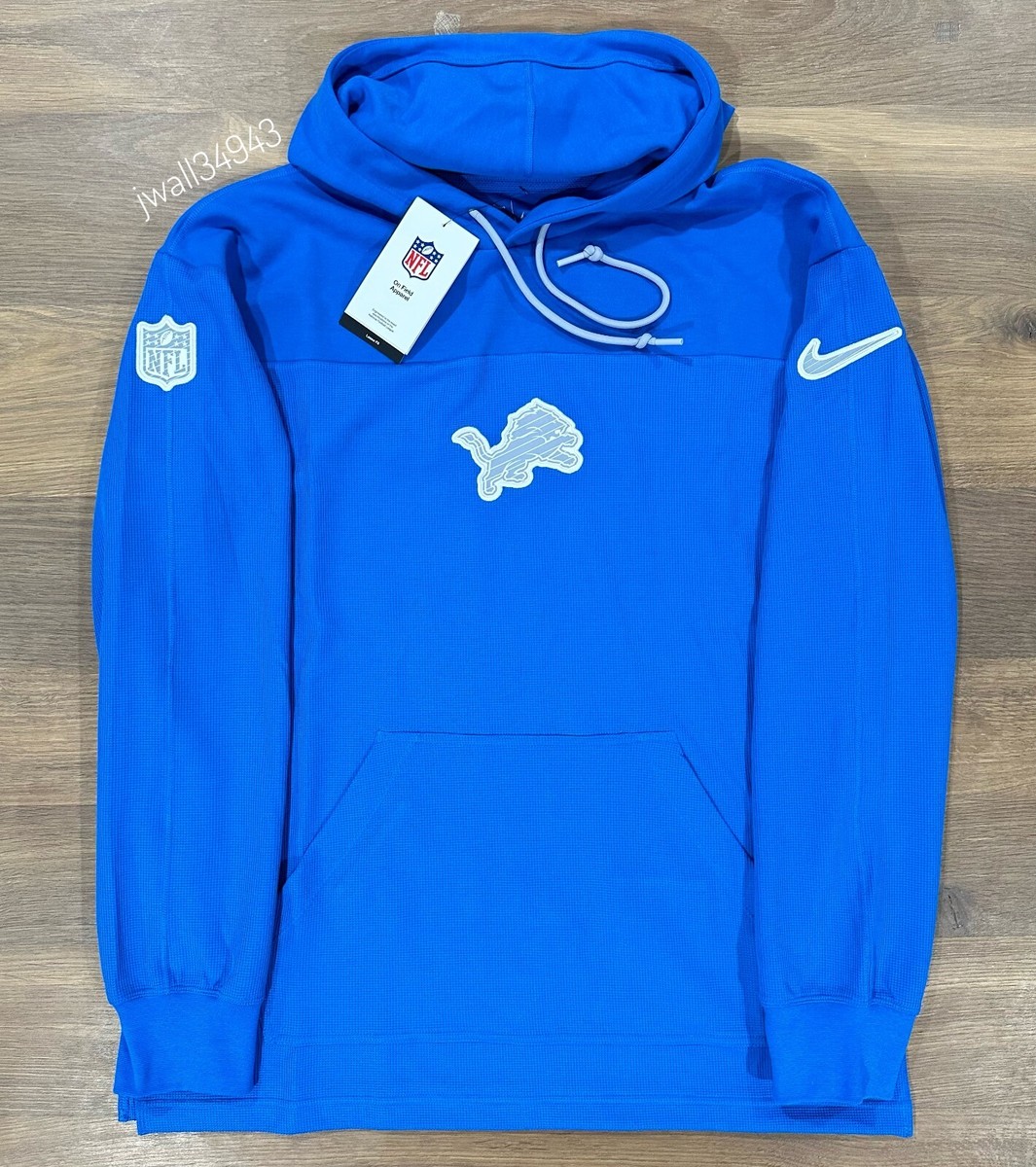 AUTHENTIC Nike Detroit Lions Hoodie Men's NFL Sideline