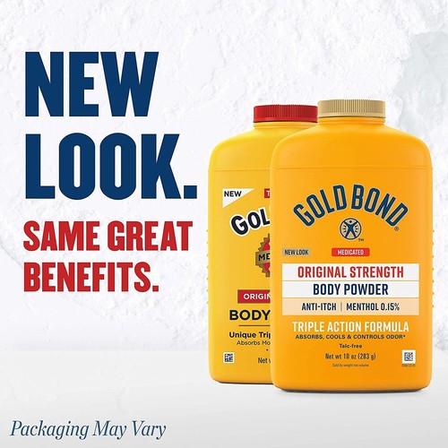 Gold Bond Medicated Original Strength Body Powder Triple Action Formula - 10 oz - Bild 3 von 9