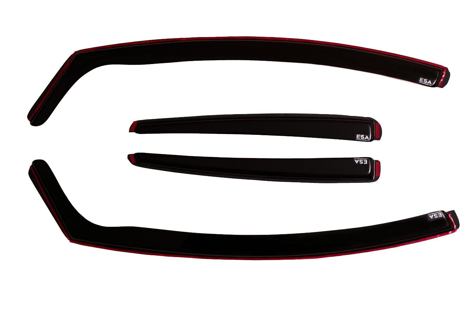 Tinted Wind Deflectors For AUDI Q3 SUV 8UB 4/5DR 4pcs 2011 to 2018 eBay