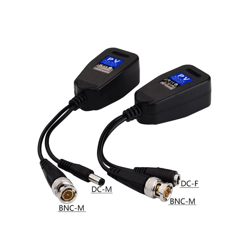1 Pair CVI/TVI/AND Passive Video Balun Transceiver Supply Power 2 In 1 RJ45 - Image 4 of 4